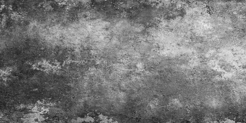 Obraz premium A dark aged metal texture with a rough grey concrete wall pattern and dirty vintage cement material design for a grunge stone surface backdrop
