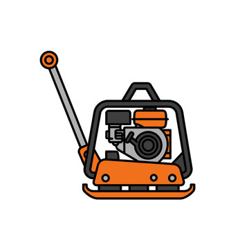 Vibratory Plate Compactor Machine for Construction and Roadwork