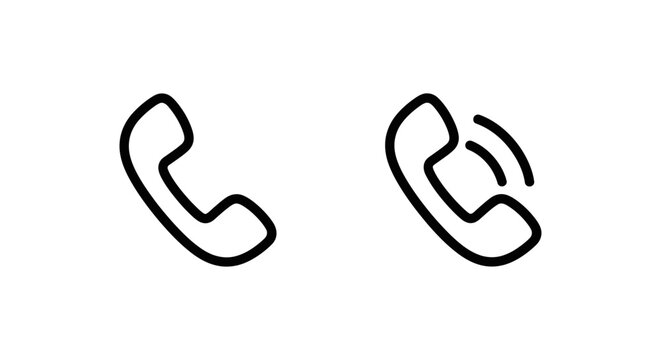 Priority call and call priority line icons set for communication and business concepts with priority communication receiver important essential emergency customer assistance business isolated