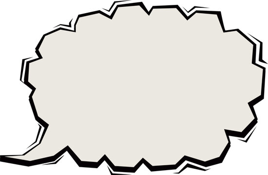 Comic Speech Bubble Illustration
