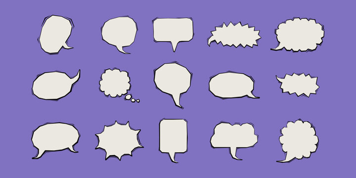Comic Speech Bubble Illustration