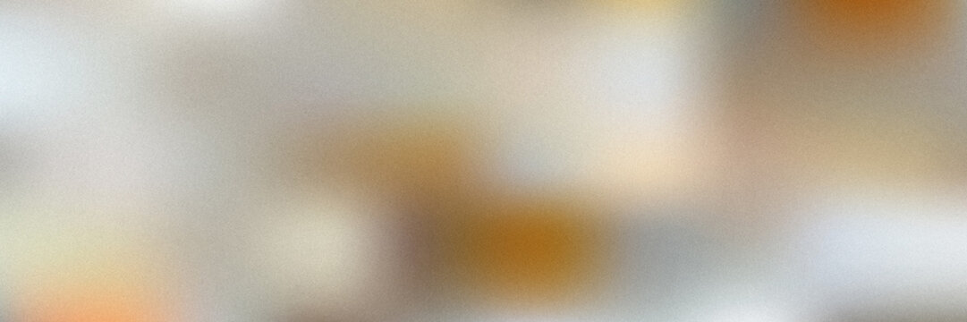 Abstract blurred background, with a soft, focus gradient of, light gray, white, and warm golden, orange tones, creating, a smooth and, ethereal light effect