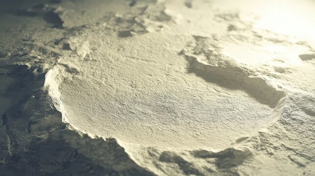 Close up abstract view of textured paper surface showcasing intricate organic patterns and subtle light.