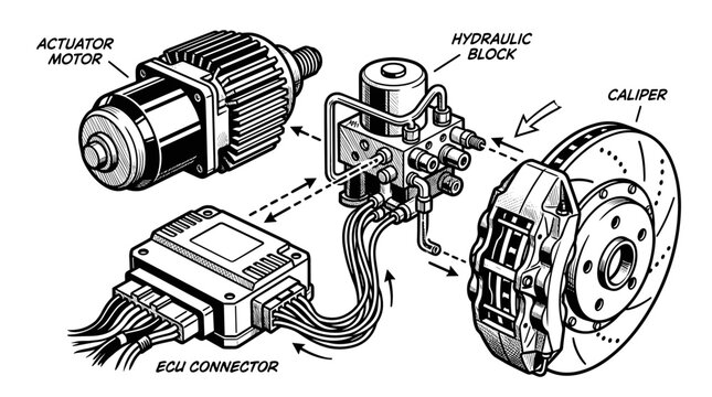 Electric Vehicle Brake System.