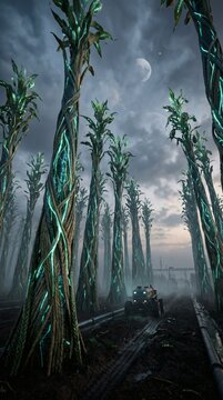 Ambiente Agricolo Biomeccanico &ndash; Colture Futuristiche Sintetiche