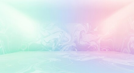 Obraz premium Abstract Pastel Gradient Background with Soft Light Effects.