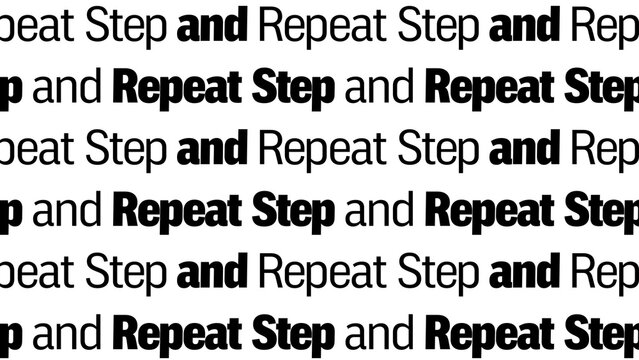 Variable Type Step and Repeat