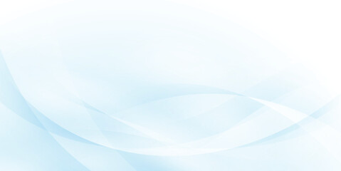 Fototapeta premium Blue wave abstract background design. line modern