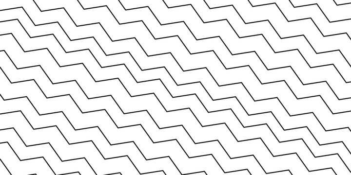 Wavy lines pattern vector element, wave ripple thin line strokes simple zigzag texture set, stream zig zag background backdrop image clip graphic illustration