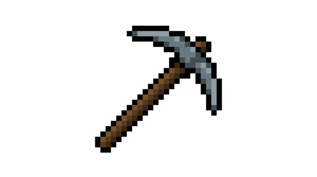 Pixel Art Pickaxe
