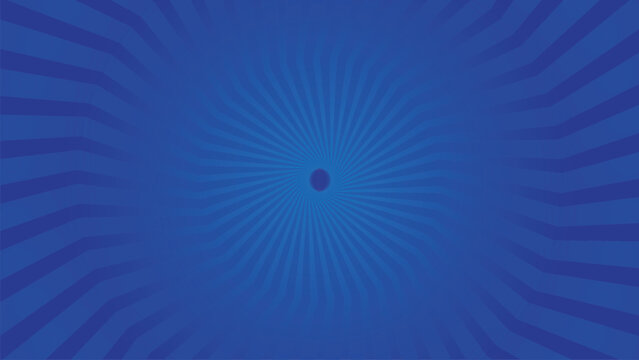 Deep blue background with twisted sunburst pattern and dark center, background
