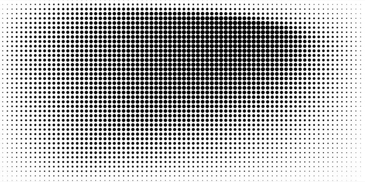 Halftone faded gradient texture. Grunge halftone grit background. White and black sand noise wallpaper. Retro pixilated vector backdrop