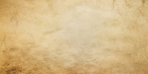 Fototapeta premium An antique vintage parchment sheet with a dirty stained grunge paper texture displays a blank worn brown page design for an aged retro background wallpaper pattern