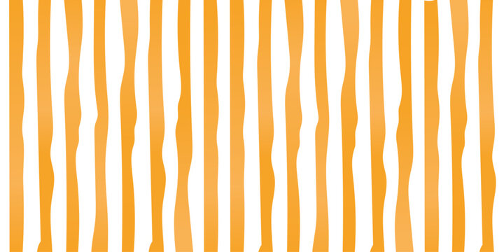 Vertical lines yellow pattern. Seamless brush stripes background.