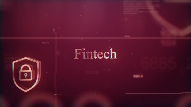 Fintech Modern Futuristic Digital Background