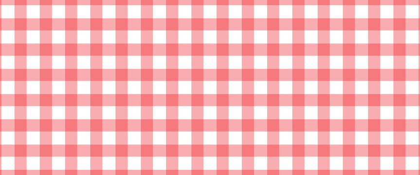 Halloween plaid tablecloth with red checkered pattern background. Isolated flat vector illustration.eps.10