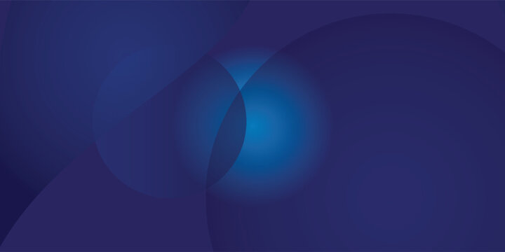 Abstract dark blue backround with circles. Vector illustration