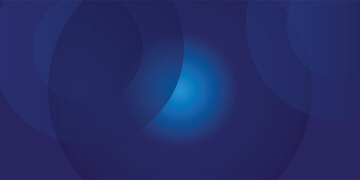 Abstract dark blue backround with circles. Vector illustration