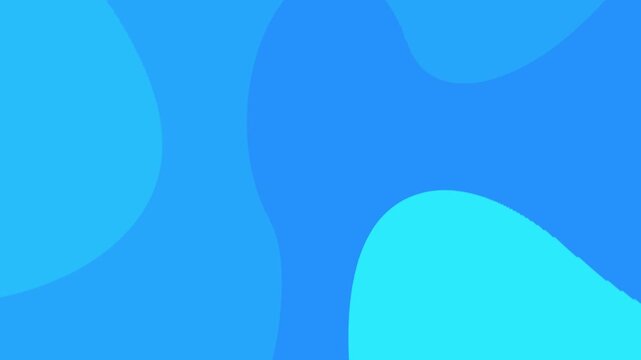 Smooth blue forms blend softly in motion