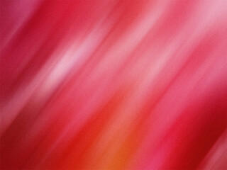 Fototapeta premium Vibrant pink and red diagonal light streaks background with grainy texture creating soft motion blur and energetic atmosphere.
