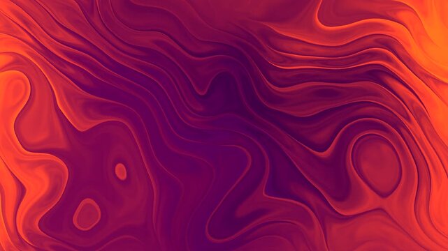 Liquid swirls dance in warm, glowing hues