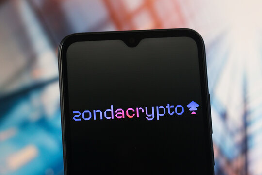 In this photo illustration, the Zondacrypto (Zonda Crypto) logo is seen displayed on a smartphone screen.