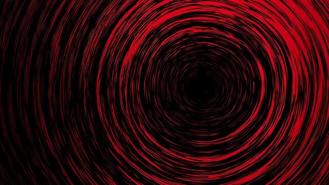 Abstract spiral tunnel with twisted circular texture, hypnotic anime style vector background
