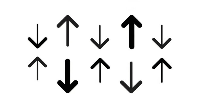 Up and Down Arrows Collection.