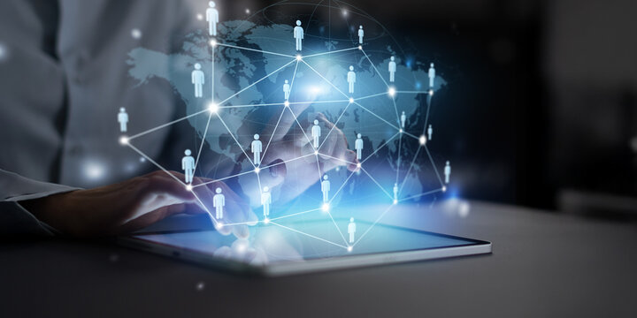 Global Workforce Connectivity and Digital HR Networks.