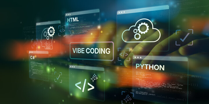 Vibe Coding AI Smart Programming Interface with Python HTML C Sharp and Cloud Automation.