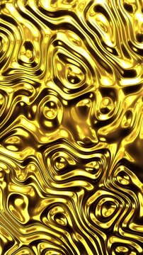 Luxury Molten Gold Texture Loop