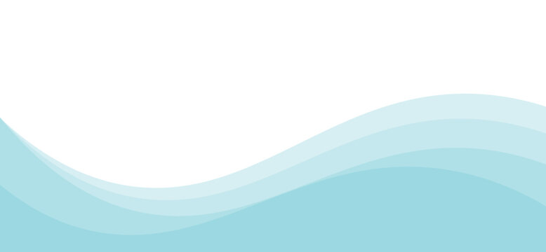 Abstract blue wave background, minimal wave design concept, vector illustration. for banner, banner.