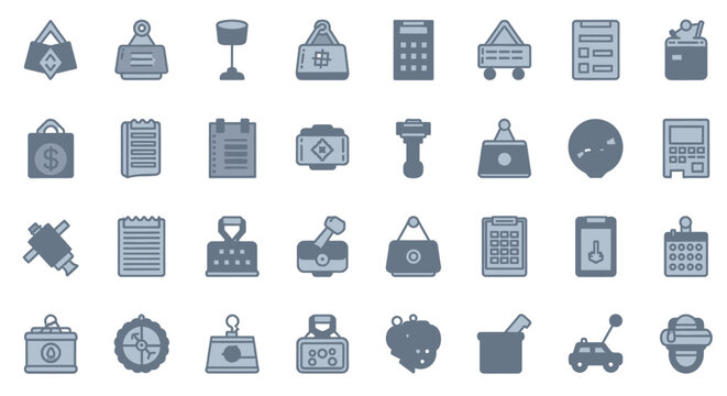 Collection of various office supplies.