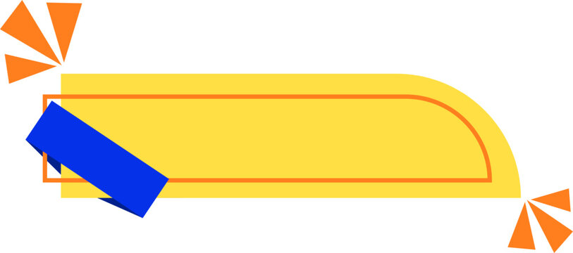 Modern Abstract Yellow Banner Template
