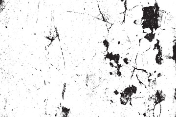 Obraz premium Detailed Black and White Dust and Scratch Grunge Overlay