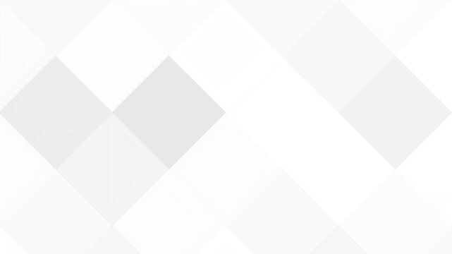 Minimal Geometric White Gray Squares Elegant Background Animation. Modern Composition. Clean Flat Design Corporate Presentations, and Motion Graphics 