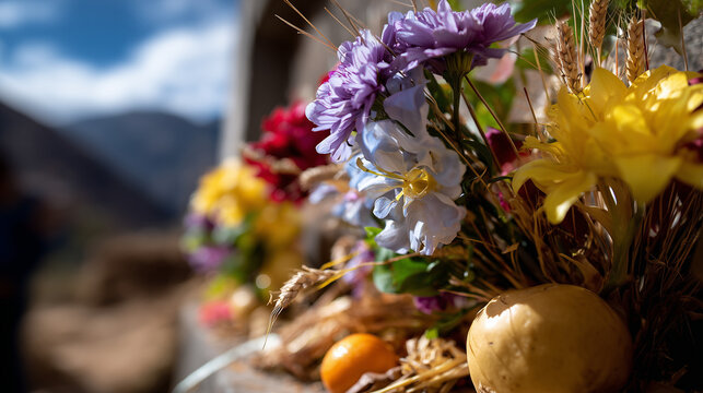 Pachamama Raymi festival celebrates nature with vibrant flowers and fruits