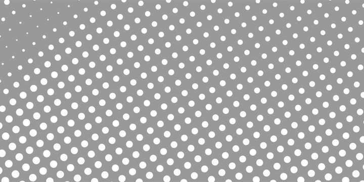 Dots halftone white color pattern gradient texture whit technology digital background. Dots pop art comics with nature graphic design. dots background