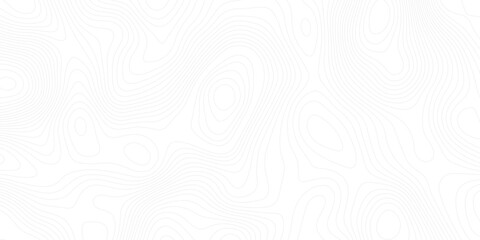 Obraz premium Modern abstract blue wave motion background combined with seamless white contour map lines and minimal topographic texture design.