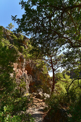 Fototapeta premium Kreta - Sougia - Lissos Schlucht - Wanderweg