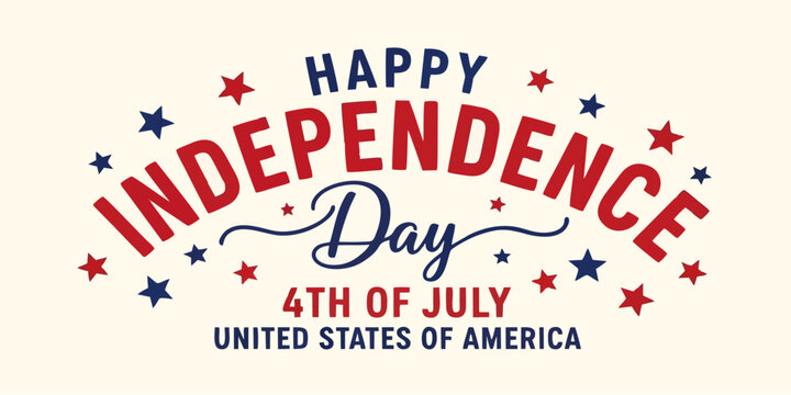 Happy Independence Day: 4th of July Celebration Design
