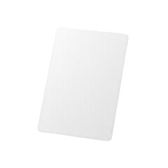 Fototapeta premium White Textured Rounded Corner Rectangular Table Mat