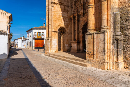 Scenic sight in Alarcon, beautiful village in the province of Cuenca, in the Castilla La Mancha region of Spain.
