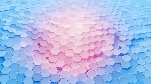Abstract hexagonal pattern background