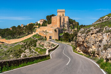 Fototapeta premium Scenic sight in Alarcon, beautiful village in the province of Cuenca, in the Castilla La Mancha region of Spain.
