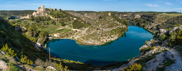 Fototapeta premium Scenic sight in Alarcon, beautiful village in the province of Cuenca, in the Castilla La Mancha region of Spain.