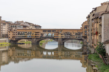 Obraz premium Ponte Vecchio in Florenz, Toskana, Italien