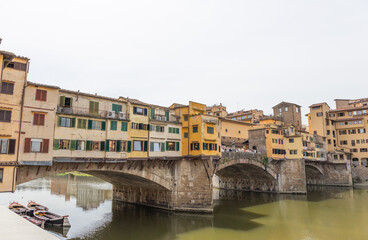 Fototapeta premium Ponte Vecchio in Florenz, Toskana, Italien