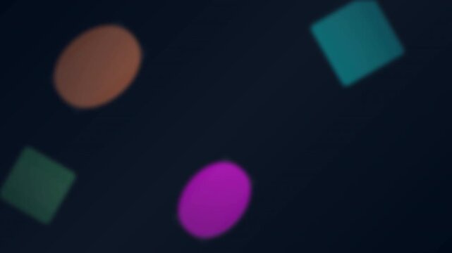 Dynamic Motion Animation Featuring Colorful Shapes in a Modern Digital Visual Style Video