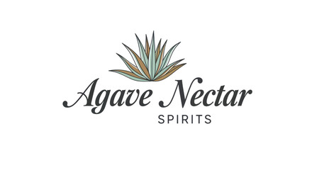 Agave Nectar Spirits logo with an agave plant illustration. © Karimun